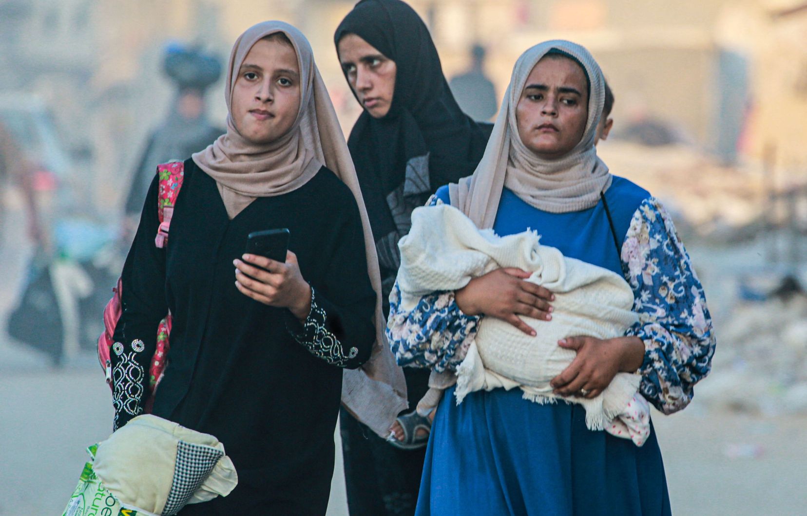 Les Palestiniens déplacés de Khan Younis